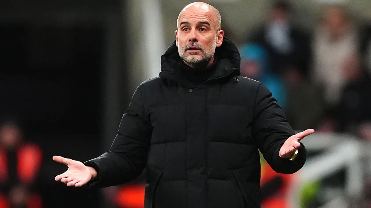 Pelatih Manchester City, Pep Guardiola.