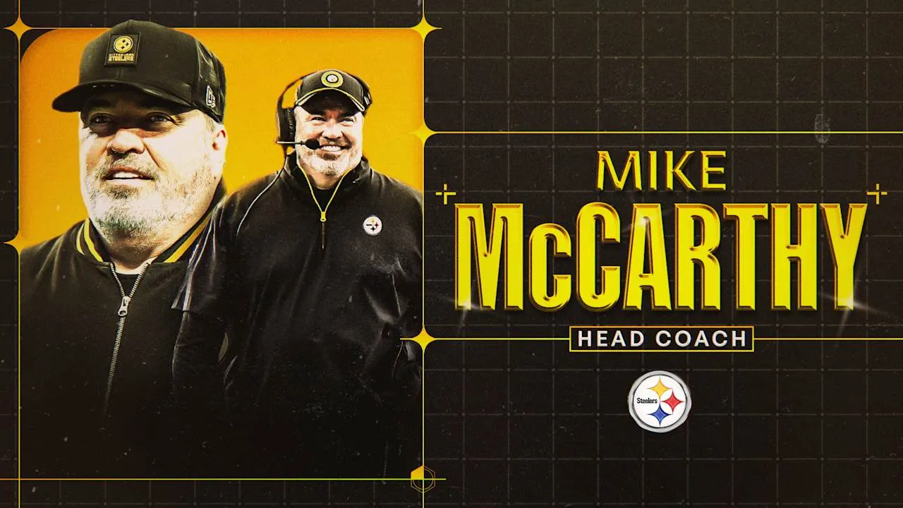 Mike McCarthy menggantikann posisi Mike Tomlin yang mundur usai 19 musim memimpin Steelers. (Foto: Steelers)