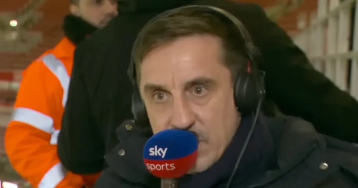 Gary Neville Peringatkan Arsenal soal ‘Penyakit’ di Ruang Ganti - sumber: (footballlondon)