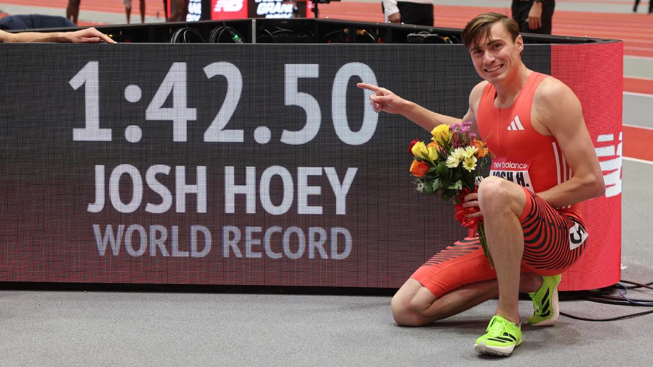 Josh Hoey Pecahkan Rekor Dunia 800 Meter Indoor Berusia Hampir 30 Tahun