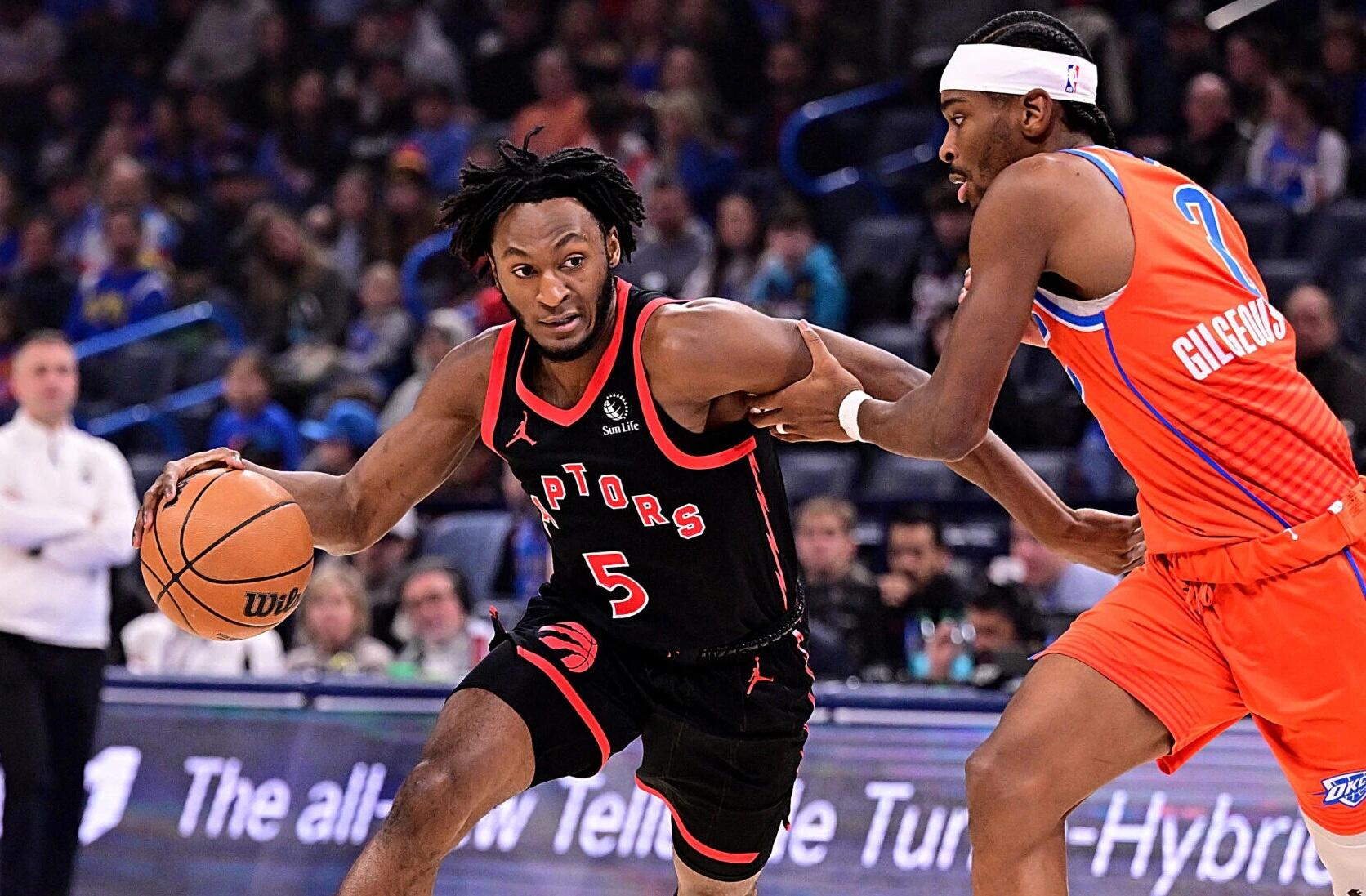 Toronto Raptors Tundukkan Thunder dengan Skor Tipis 103-101