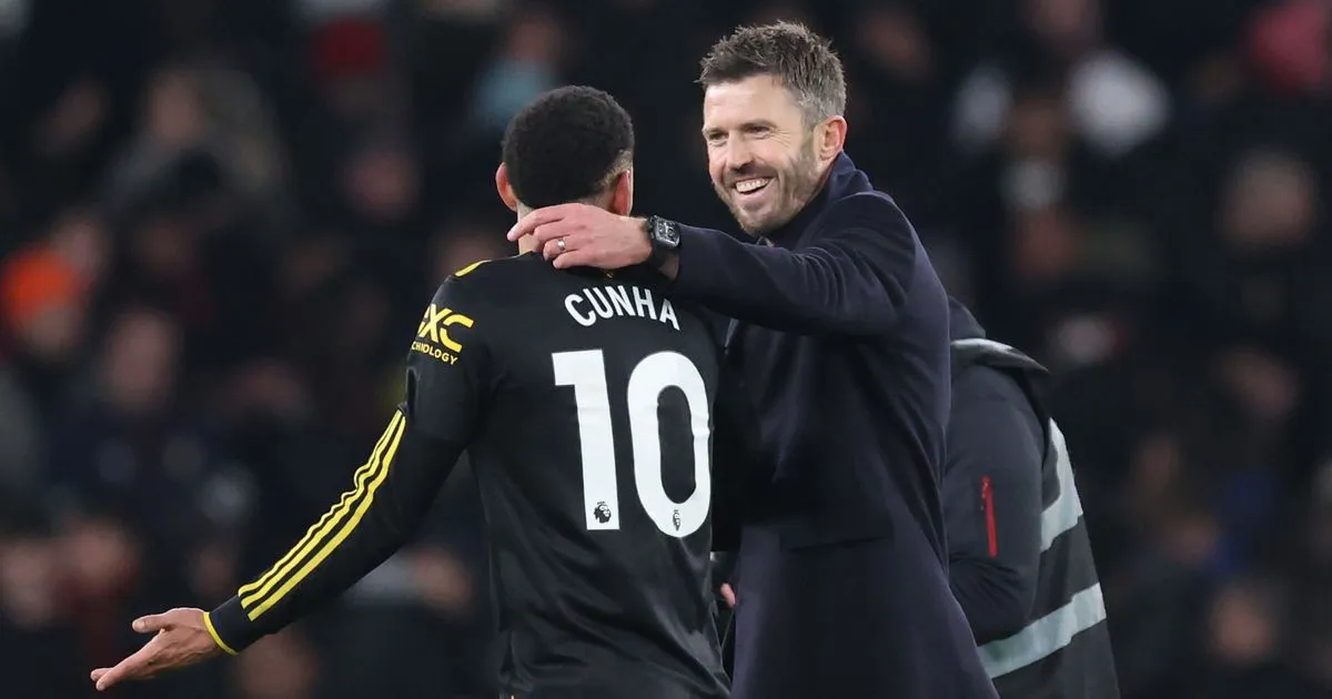 Cunha Bersinar di Bawah Carrick, Saatnya Dapat Penghargaan MU - sumber: (manchestereveningnews)