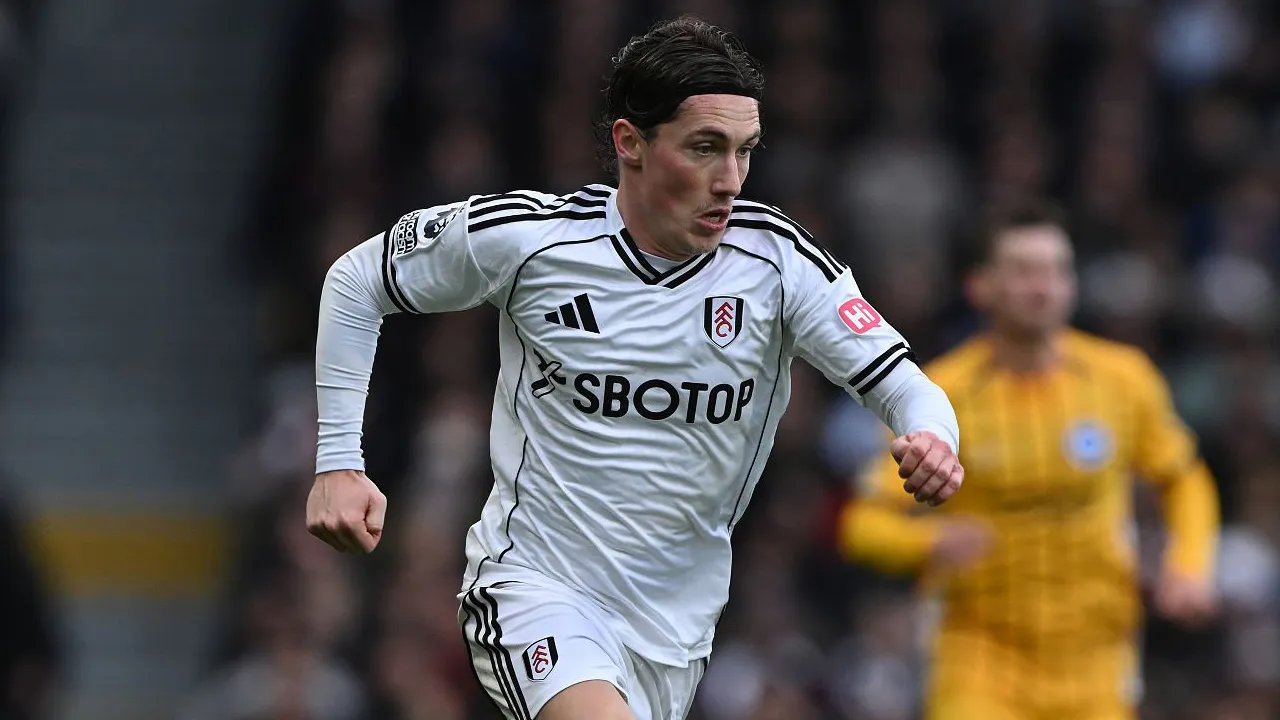 Penyerang sayap Fulham, Harry Wilson.