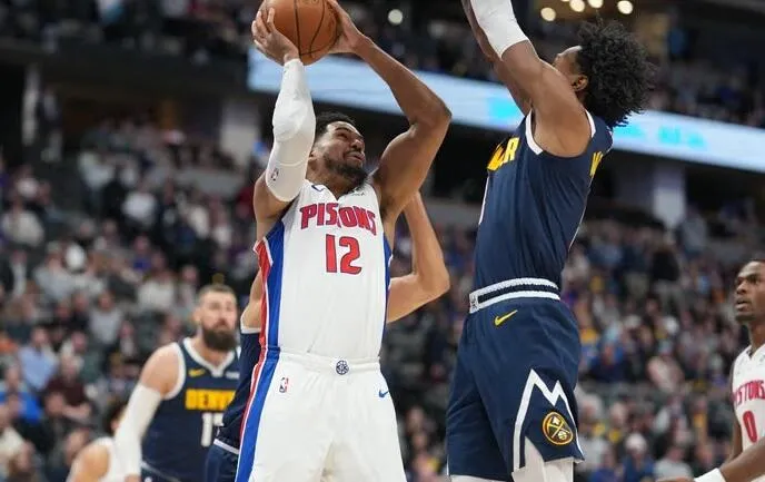 Pistons Tundukkan Nuggets dengan Skor Tipis 109-107 - sumber: (mainbasket)