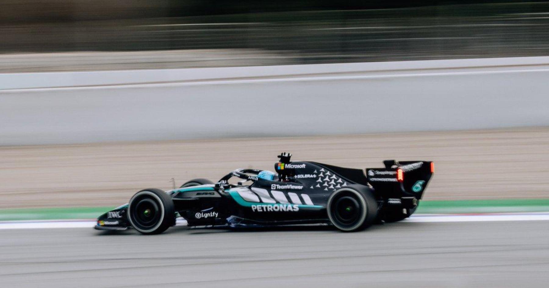 George Russell Memimpin Hari Ketiga Tes F1 Barcelona