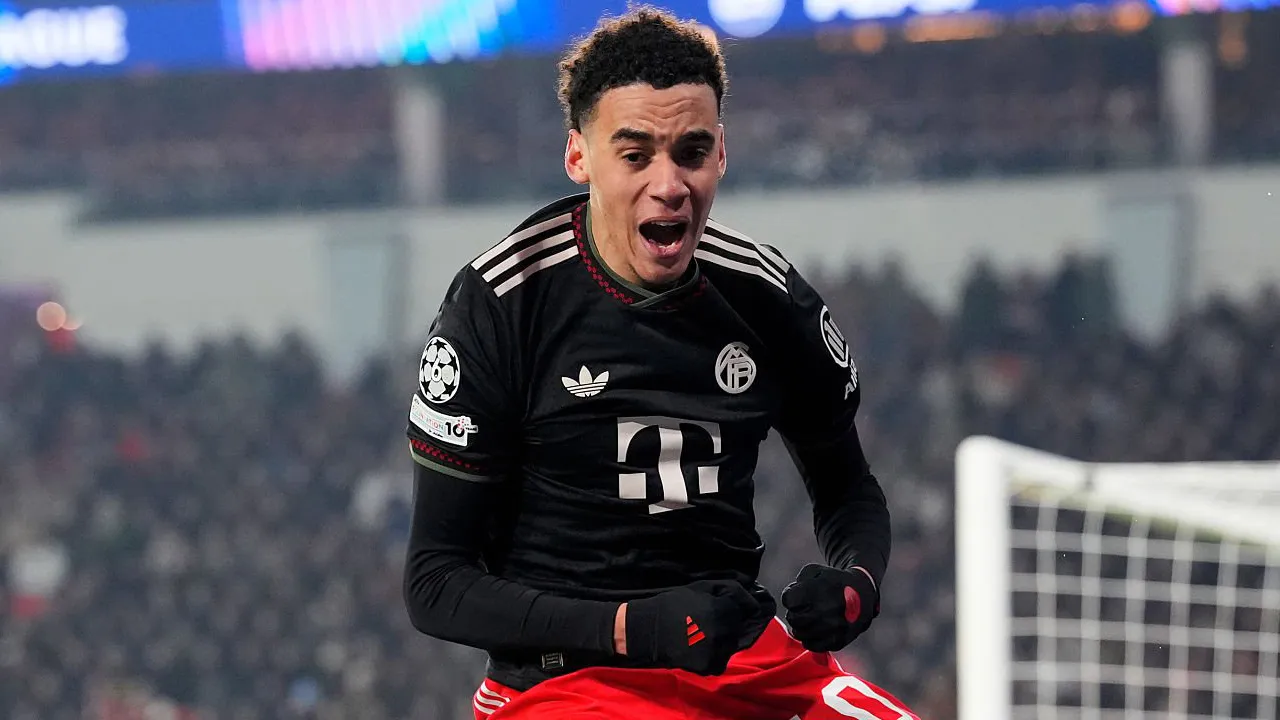 Penyerang sayap Bayern Munich, Jamal Musiala.