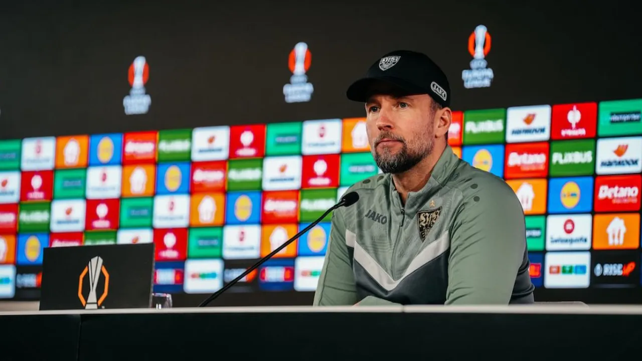 Pelatih VfB Stuttgart, Sebastian Hoeness.