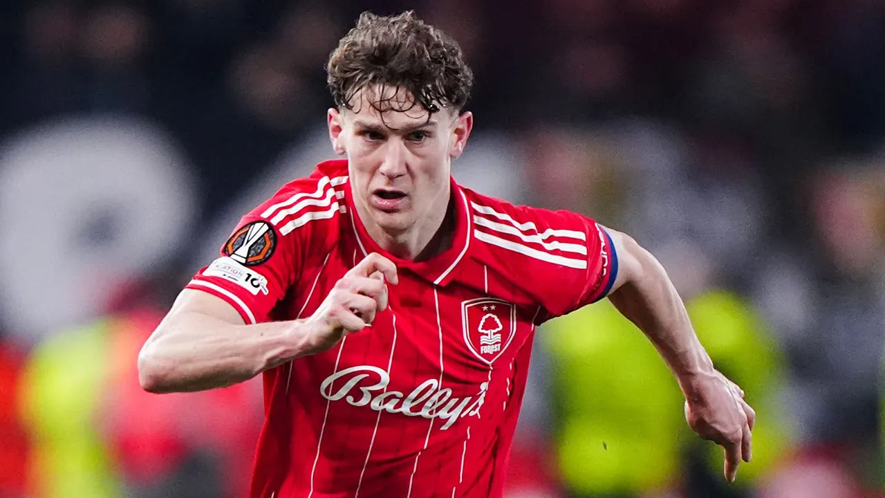 Kapten Nottingham Forest, Ryan Yates.