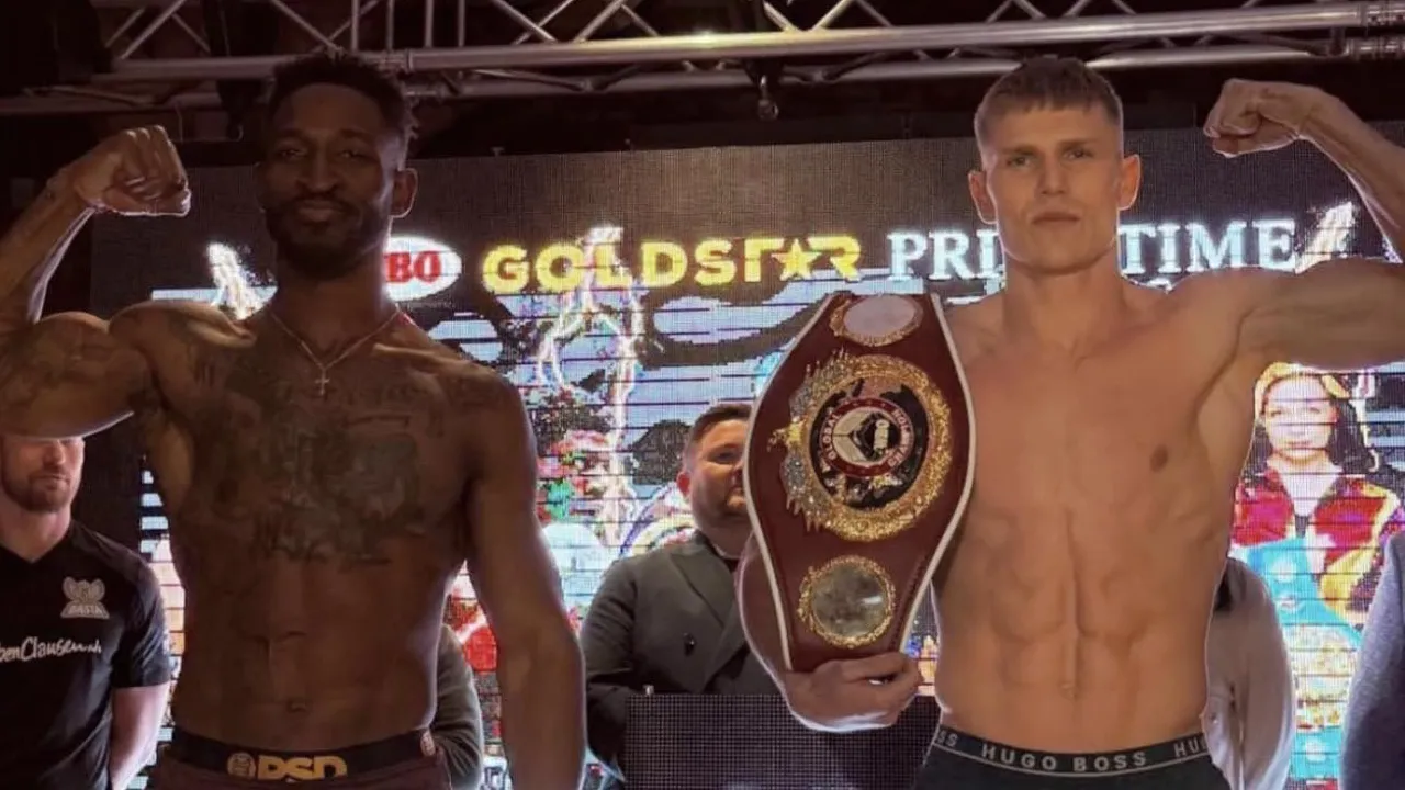 Jacob Bank (kanan) dan William Scull. (Foto: Fight TV)