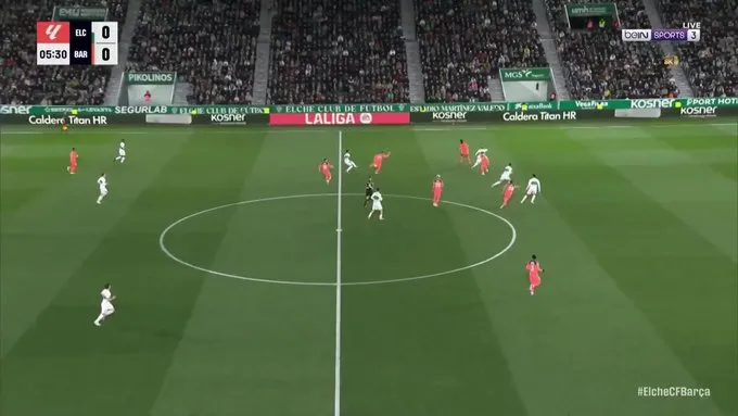 Lamine Yamal Bawa Barcelona Unggul, Elche Samakan Skor - sumber: (footballespana)