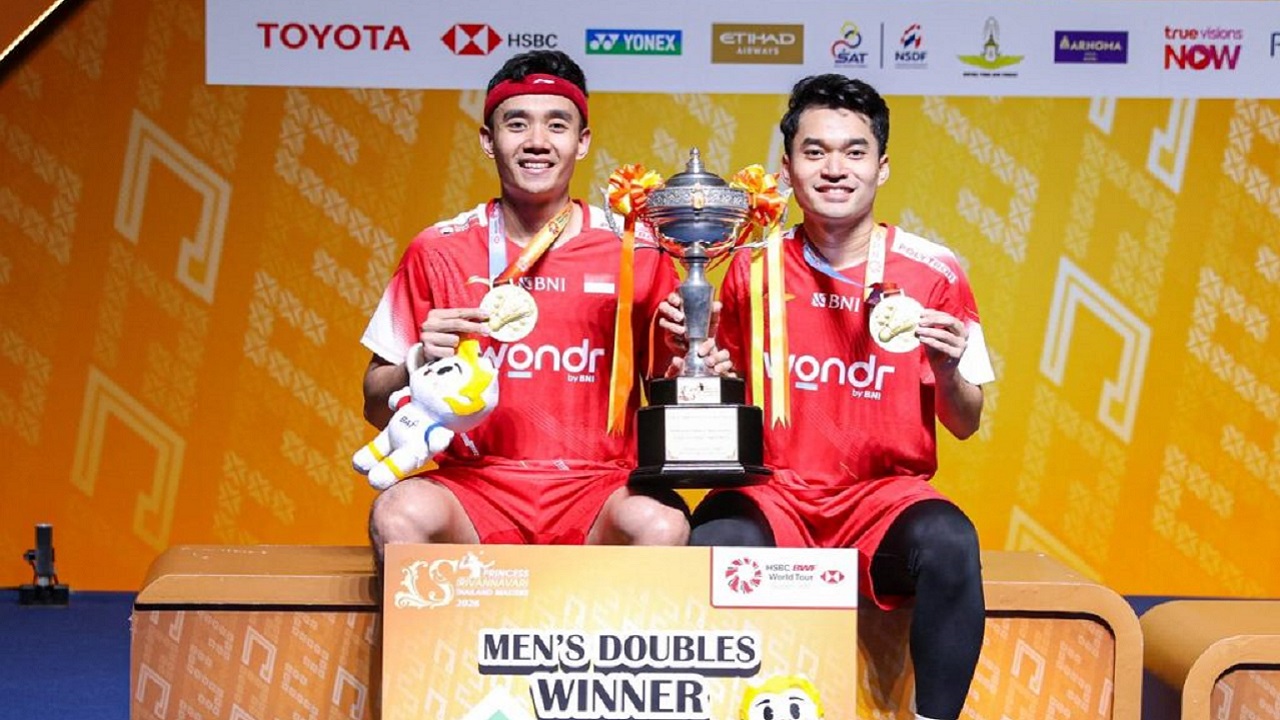 Leo/Bagas Sumringah Bisa Akhiri Puasa Gelar di Thailand Masters 2026