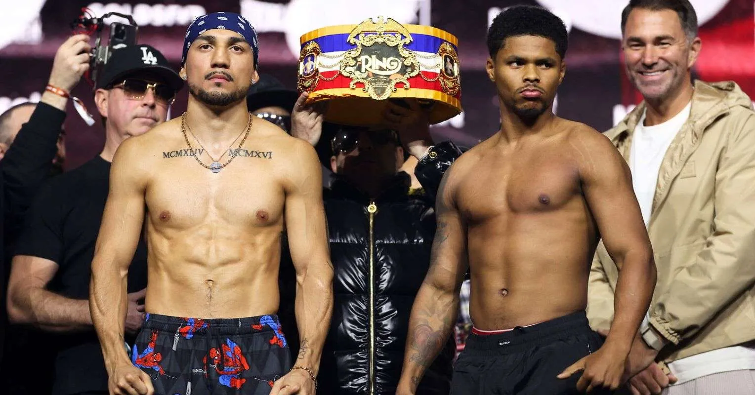 Pertarungan Teofimo Lopez vs Shakur Stevenson di MSG - sumber: (secondsout)
