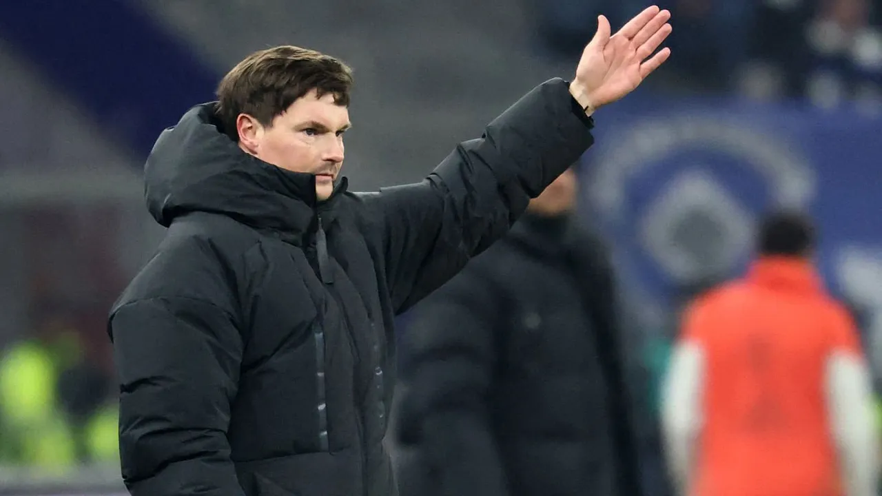 Pelatih Hamburger SV, Merlin Polzin.