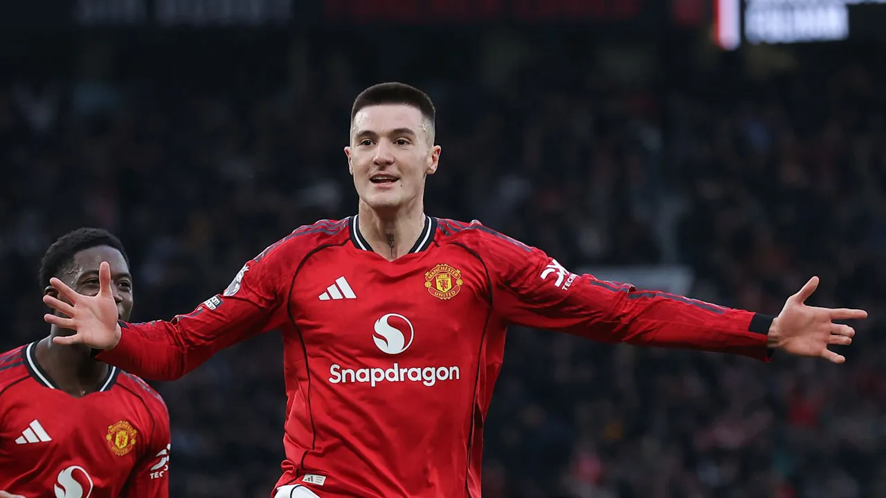 Penyerang Menchester United, Benjamin Sesko.