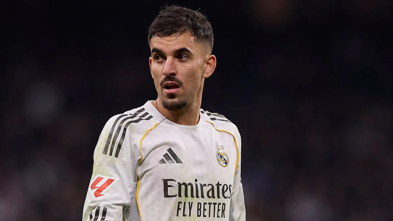 Gelandang Real Madrid, Dani Ceballos.