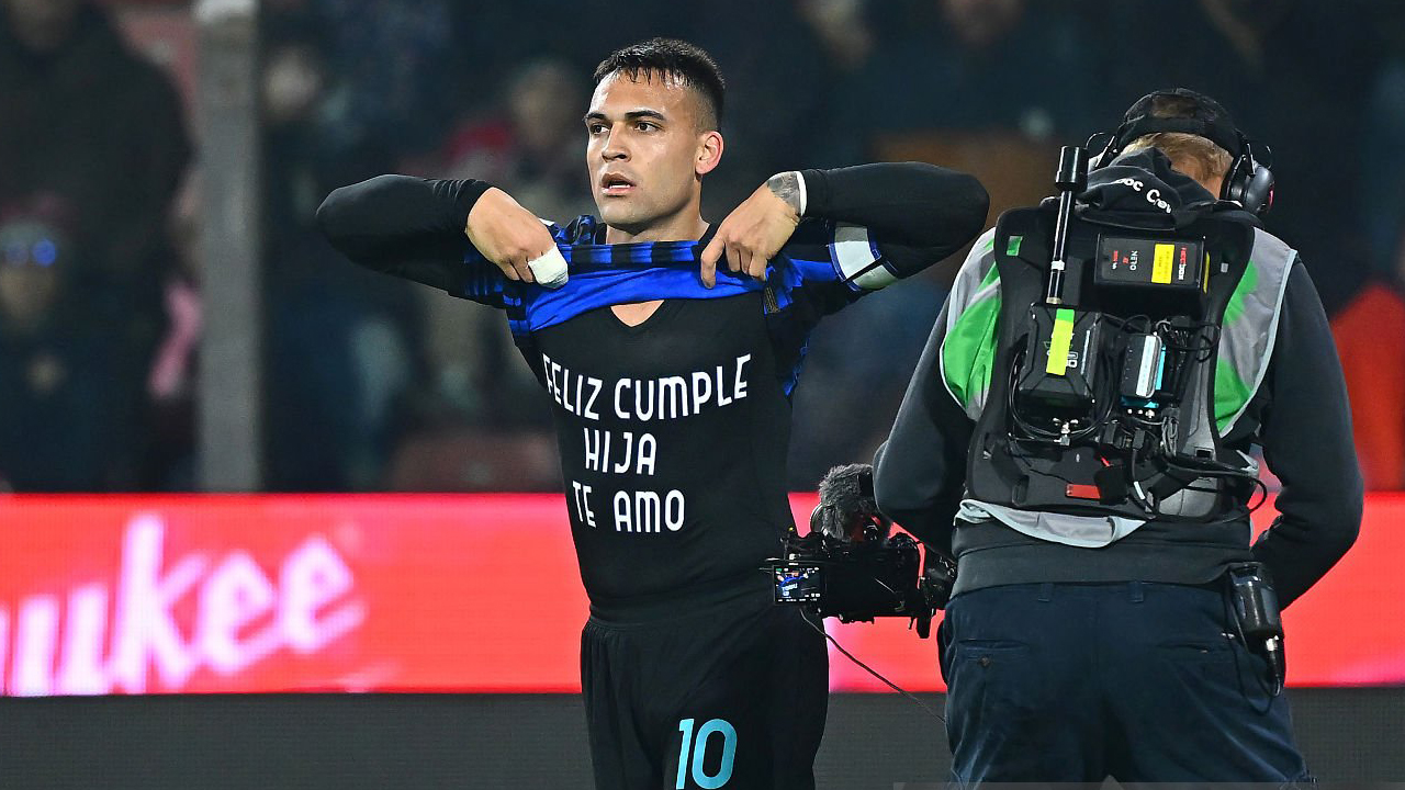 Lautaro Martinez Ungkap Cinta Pada Putrinya Lewat Selebrasi