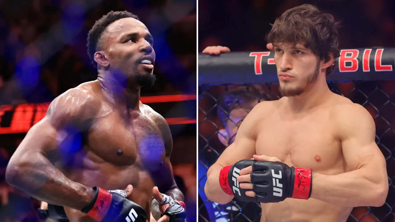 Movsar Evloev (kananI dan Lerone Murphy, menjadi tajuk utama dalam pertarungan di London yang diyakini akan menentukan penantang gelar juara berikutnya. (Foto: Fight TV)