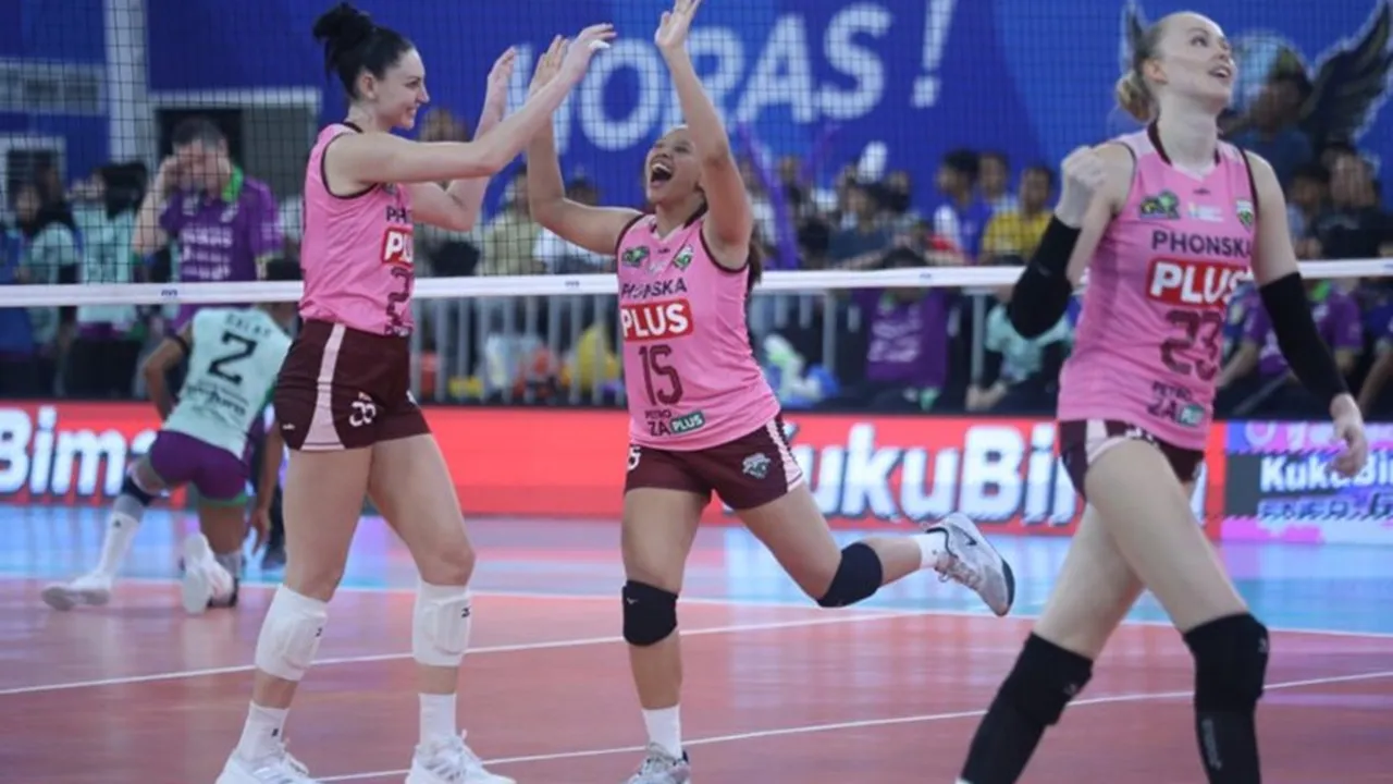 Gresik Phonska Plus masih kokoh di puncak klasemen sementara Proliga 2026 Putri