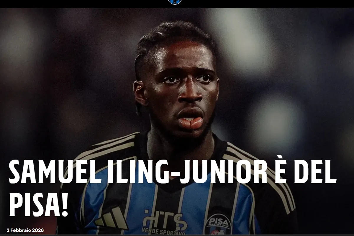 Samuel Iling-Junior Resmi Bergabung dengan Pisa dari Aston Villa, Louis Buffon Hijrah ke Pontedera - sumber: (footballitalia)