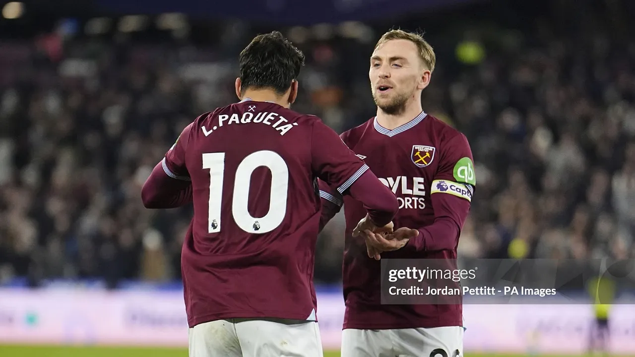 Lucas Paqueta dan Jarrod Bowen