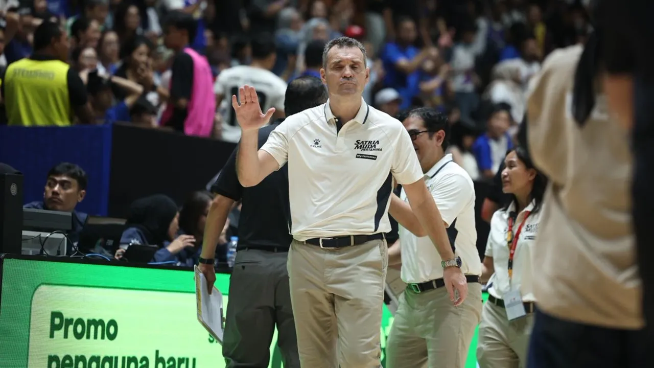 Djorje Jovicic Ungkap Kunci Satria Muda Mengalahkan Bogor Hornbills