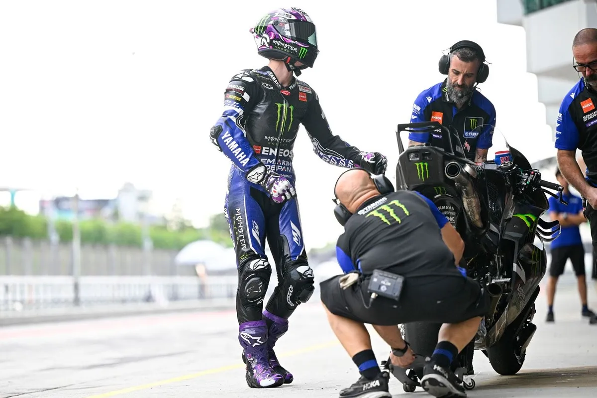 Yamaha Selidiki Masalah M1 Pasca Insiden Quartararo - sumber: (motorsport)