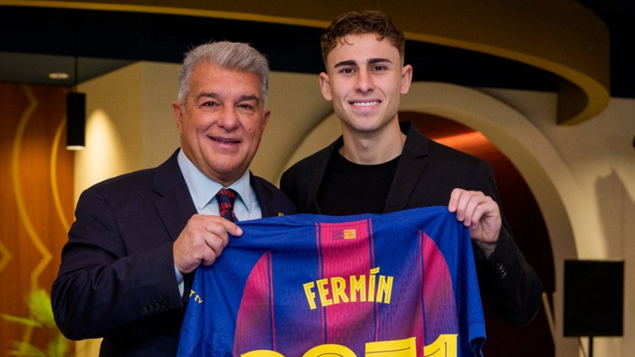 Fermin Lopez Bahagia Resmi Perpanjang Kontrak dengan Barcelona