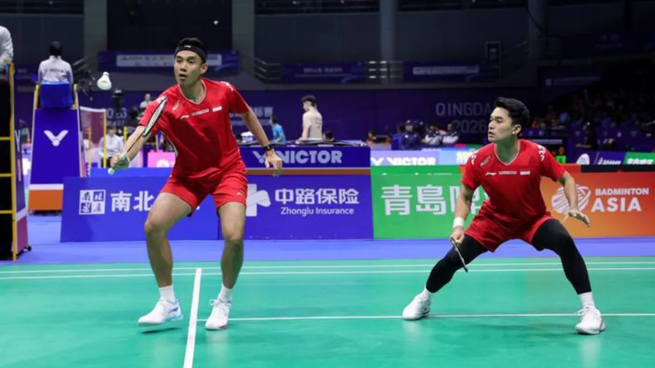 Kejuaraan Beregu Asia 2026: Leo/Bagas Akui Gagal Main Normal Lawan Malaysia