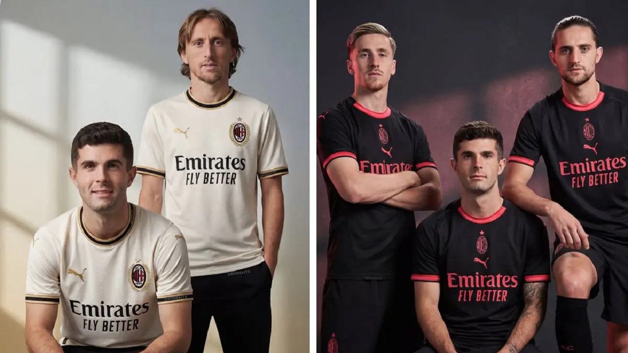Rode1Kits Bocorkan Desain Jersey AC Milan Untuk Musim Depan