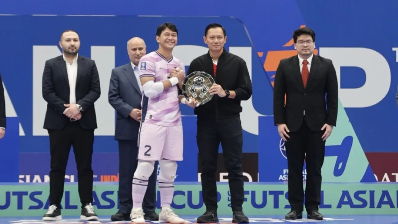 Ahmad Habiebie Timnas Futsal Indonesia meraih gelar kiper terbaik AFC Futsal Championship 2026