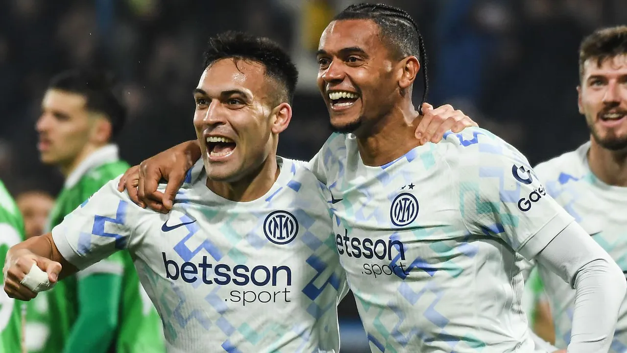 Inter Milan kalahkan Sassuolo.