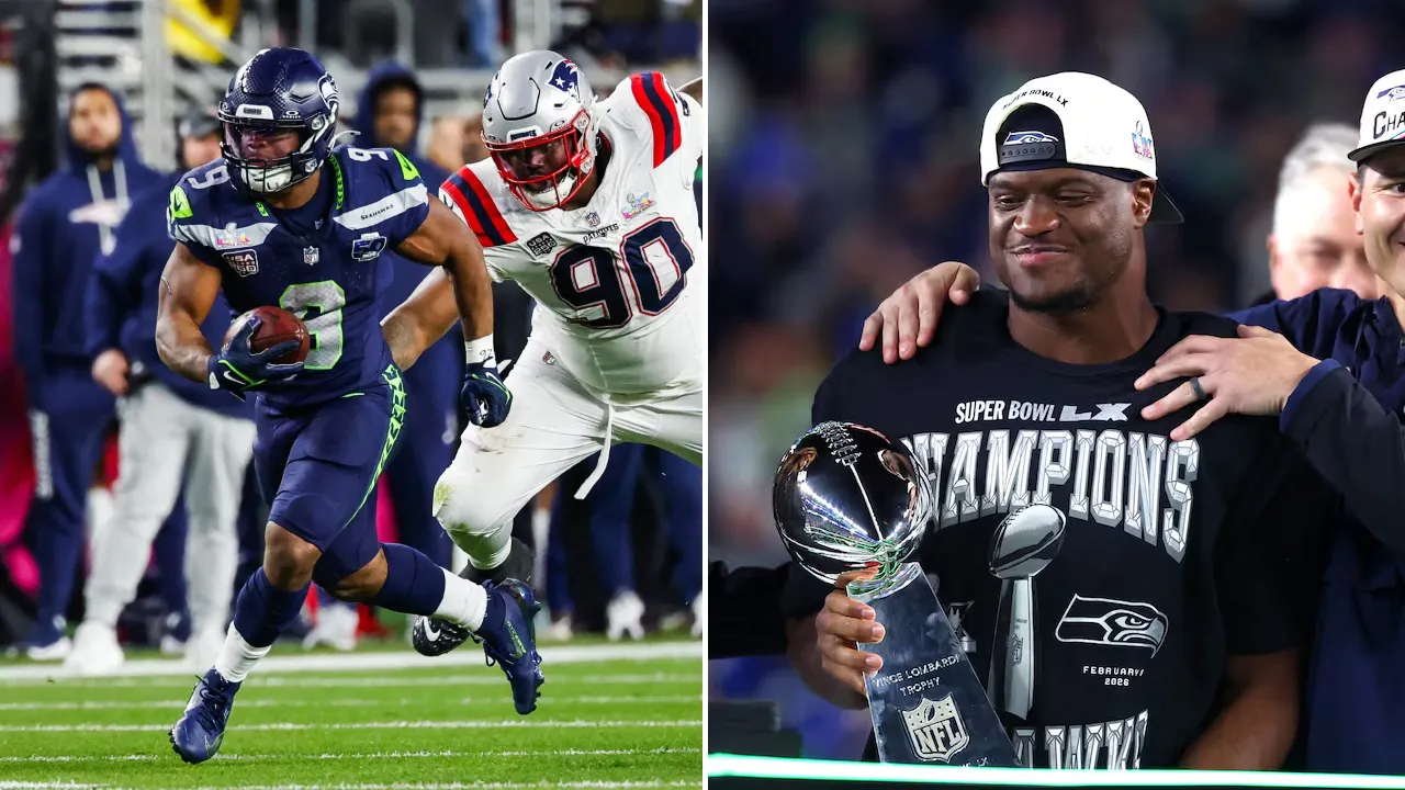 Kenneth Walker menjadi running back pertama yang meraih penghargaan MVP Super Bowl sejak Terrell Davis pada 1997. (Foto: AP)