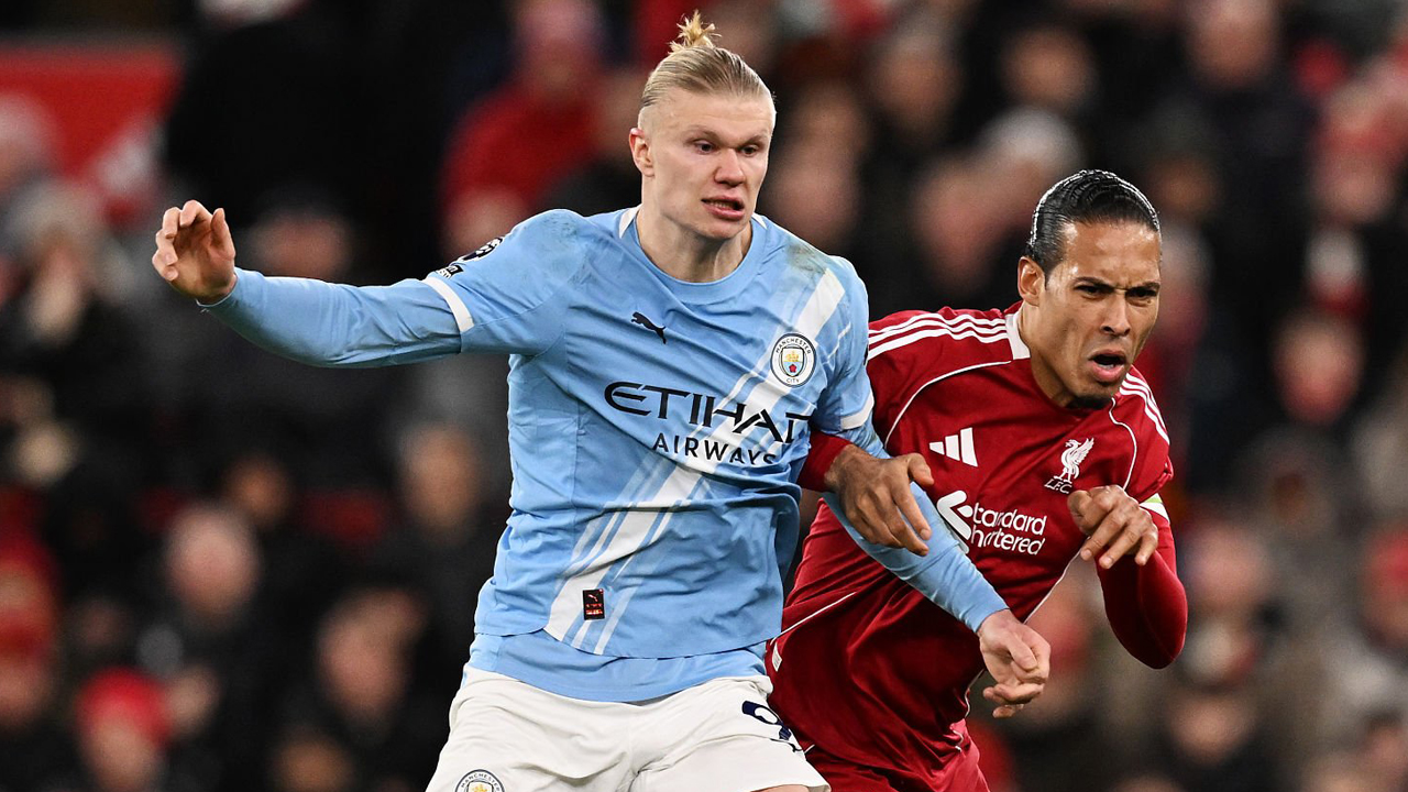 Manchester City Menang di Kandang Rival, Gol Telat Haaland Bungkam Anfield