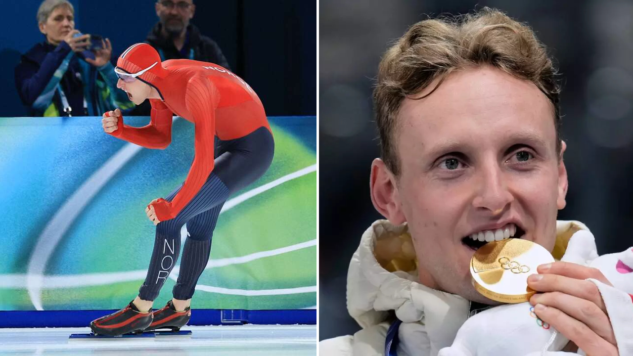 Sander Eitrem Ukir Rekor Olimpiade Saat Raih Emas Speed Skating 5.000 Meter