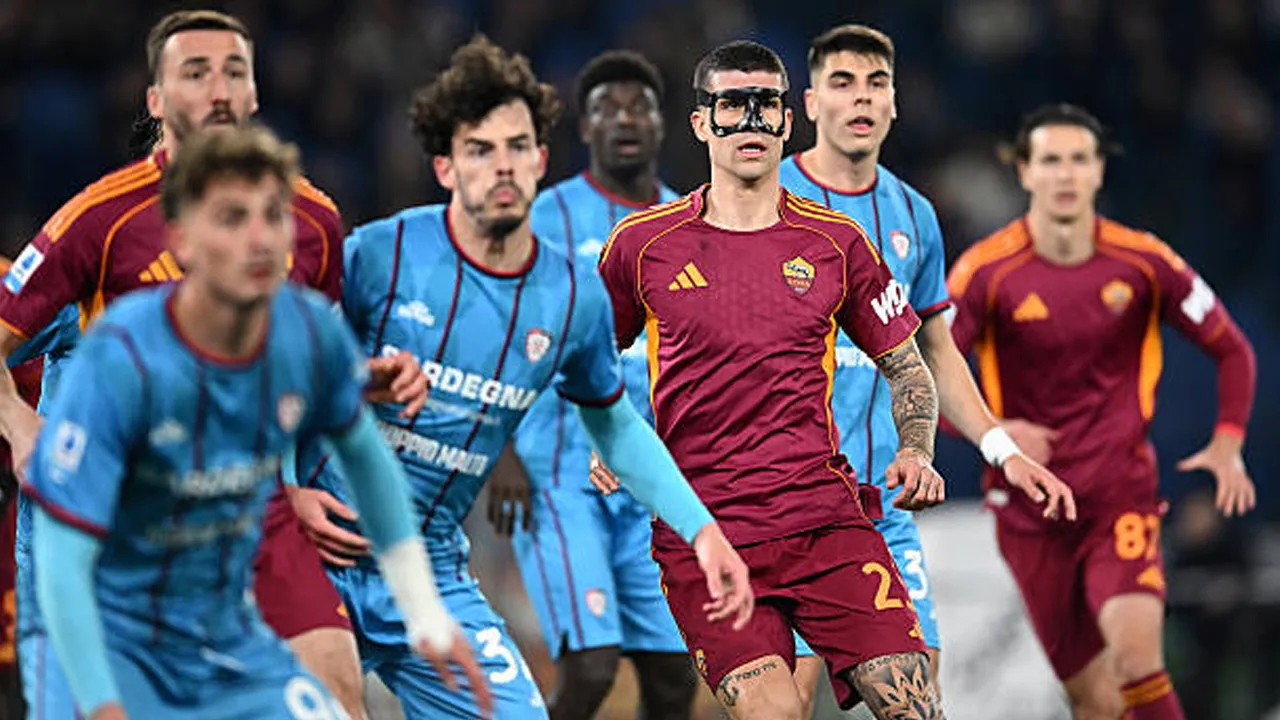 AS Roma 2-0 Cagliari, Fakta Menarik Usai Pertandingan Serie A Italia