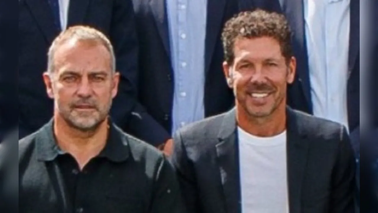 Pelatih Barcelona dan Pelatih Atletico Madrid