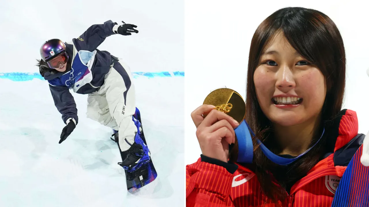 Kokomo Murase tampil impresif dengan total nilai 179,00 poin untuk memboyong emas pertamanya sepanjang keikutsertaannya di Olimpiade Musim Dingin. (Foto: AP)