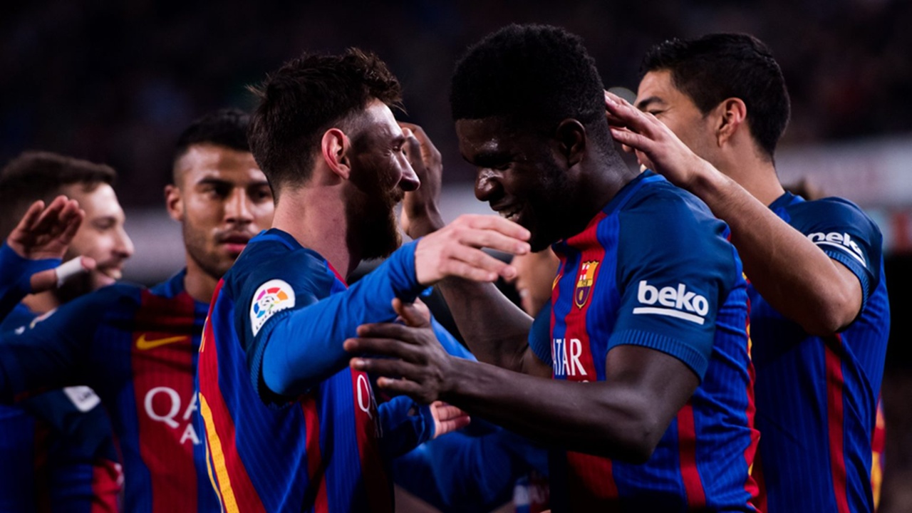 Samuel Umtiti Memuji Penyelesaian Lionel Messi
