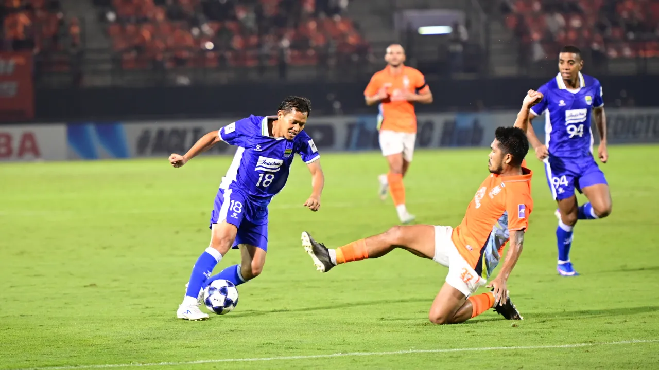 Persib takluk 0-3 di laga leg pertama 16 besar AFC Champions League Two 2025/2026