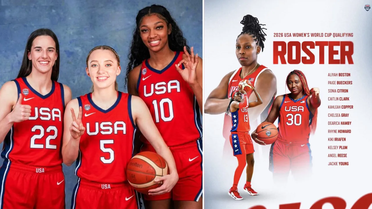 Caitlin Clark, Paige Bueckers dan Angel Reese masuk dalam daftar 12 pemain timnas putri AS yang akan tampil di San Juan, Puerto Rico, pada 11–17 Maret. (Foto: USA Basketball)