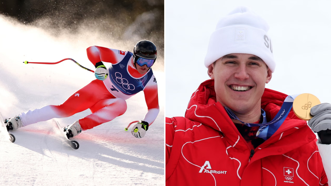 Franjo Von Allmen Raih Emas Ketiga di Super-G, Samai Rekor Dua Legenda Ski