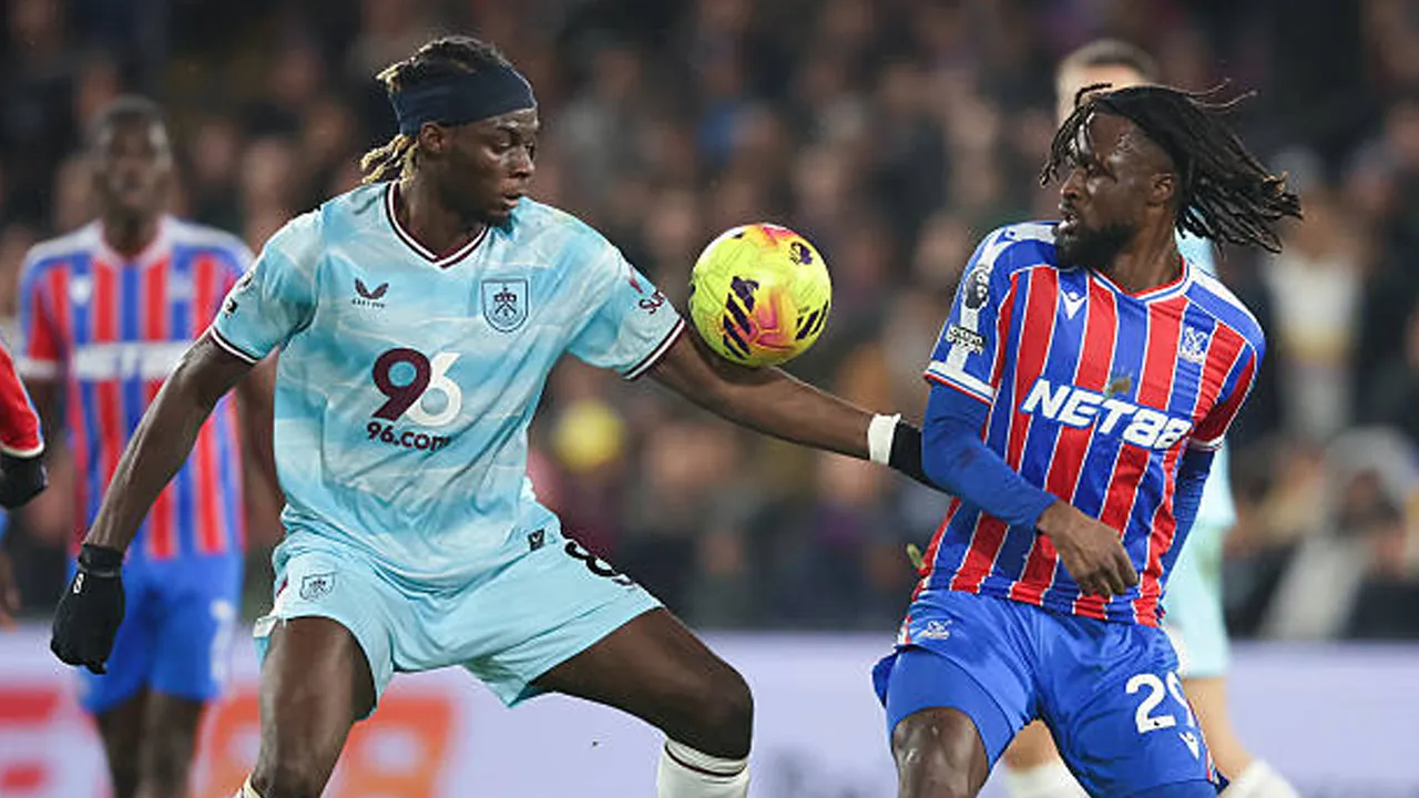 Hasil Pertandingan Premier League: Crystal Palace 2-3 Burnley