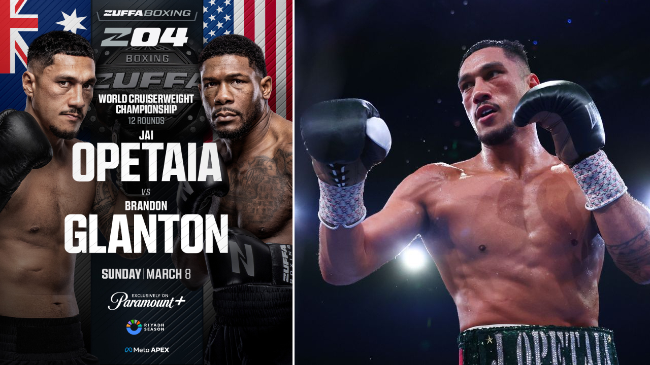 Jai Opetaia dan Brandon Glanton Perebutkan Gelar Cruiserweight Zuffa Boxing