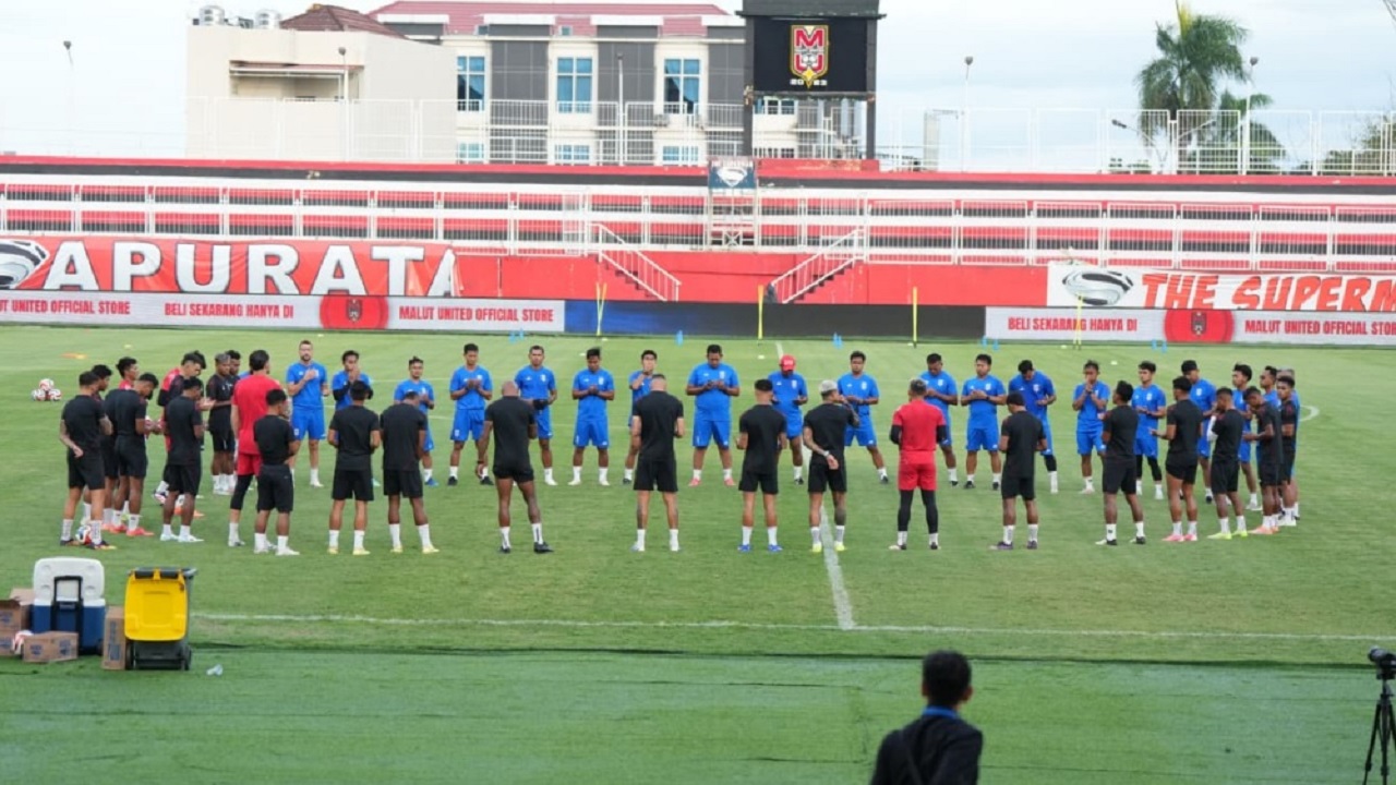 Malut United FC Optimistis Bangkit di Laga Kandang Kala Menjamu Persijap