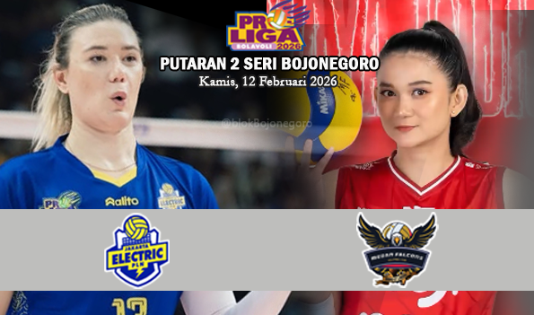 Proliga 2026: Electric PLN Tantang Falcons, Ozsoy, Caca dan Poppy Buru Poin Kemenangan Penuh