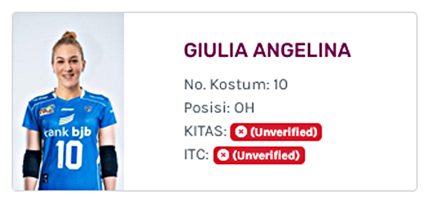 BJB Tandamata Andalkan Giulia Angelina Tampil di Seri Bojonegoro Proliga 2026!