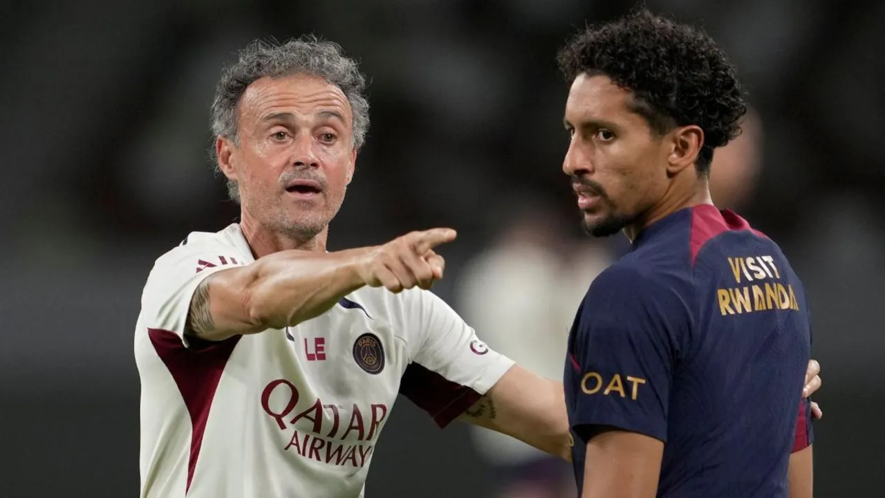 Luis Enrique dan Marquinhos