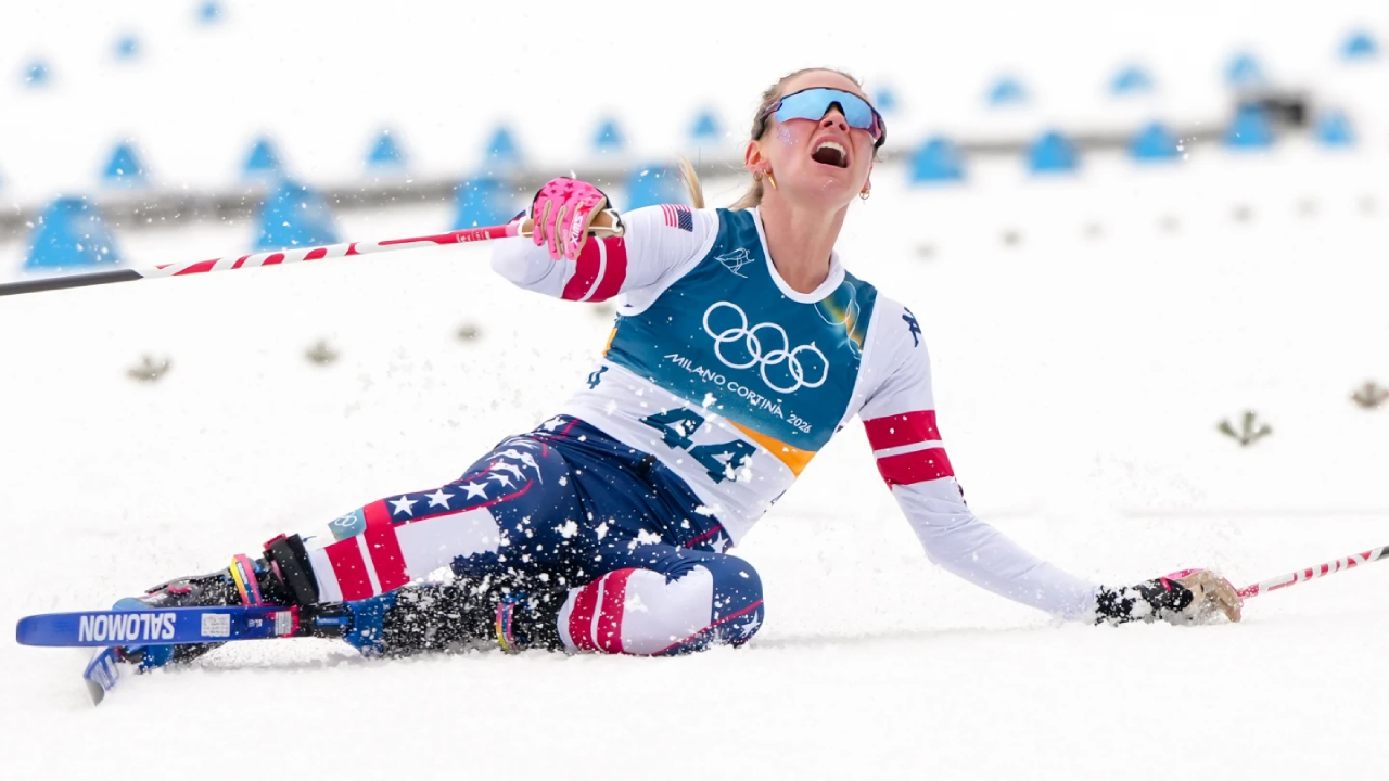 Raih Perunggu Meski Cedera, Jessie Diggins Tunjukkan Ketangguhan Luar Biasa