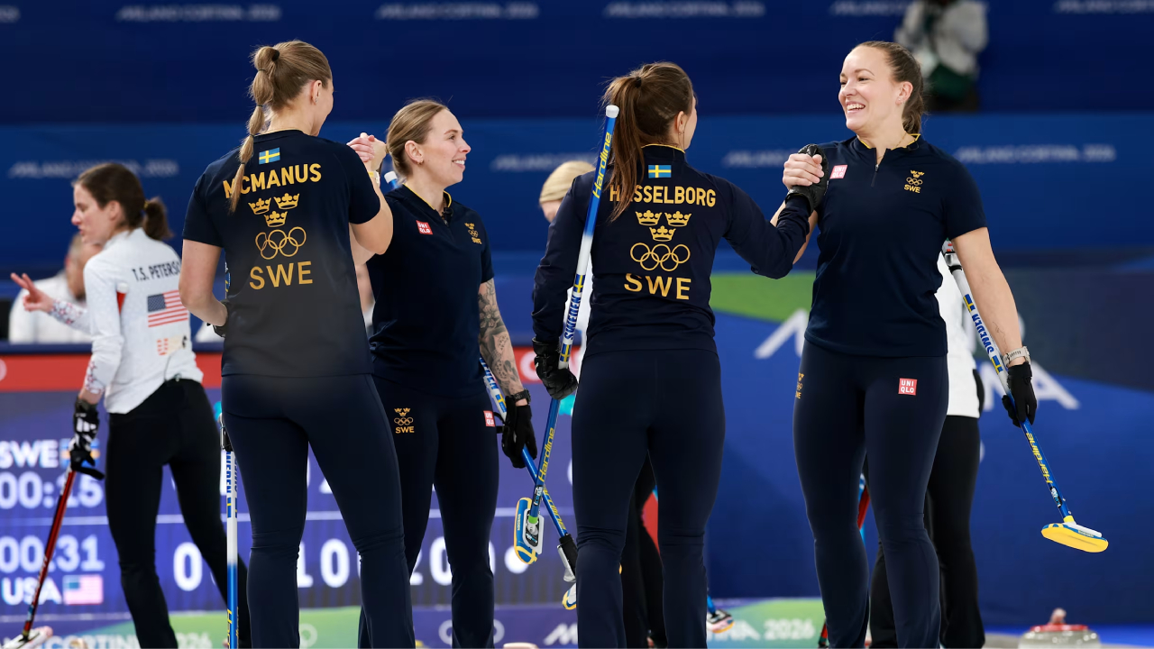 Swedia Cukur AS di Laga Pembuka Penyisihan Curling Putri Olimpiade 2026