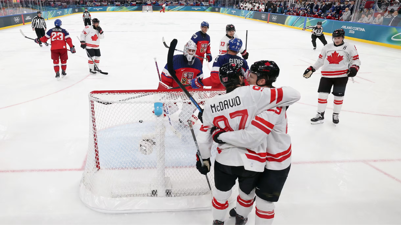 Tim Hoki Es Putra Kanada Hancurkan Ceko di Laga Perdana Olimpiade 2026